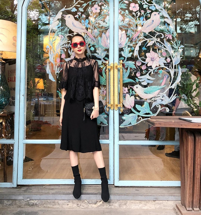 Street style 'gây thương nhớ' của mỹ nhân Việt những ngày đầu Đông ảnh 17