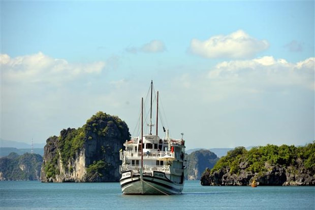 Vịnh Hạ Long. (Ảnh: Thanh Vân/TTXVN) Việt Nam vào top 10 điểm đến tuyệt vời nhất tại khu vực châu Á ảnh 1