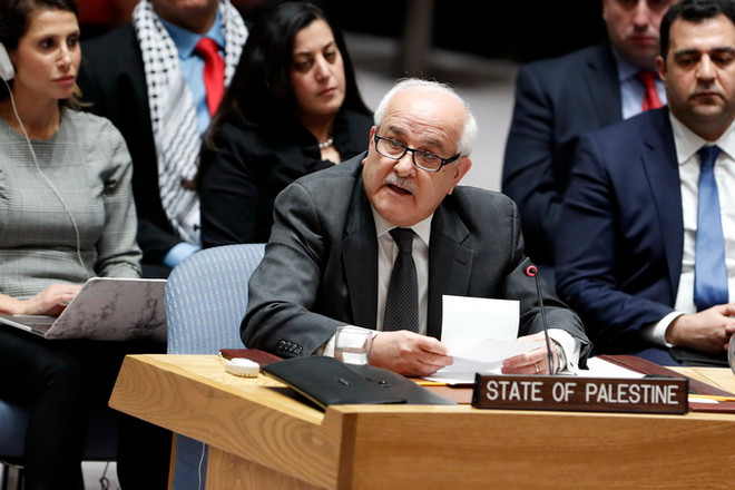 Palestine thúc đẩy nghị quyết của Hội đồng Bảo an về Jerusalem ảnh 1