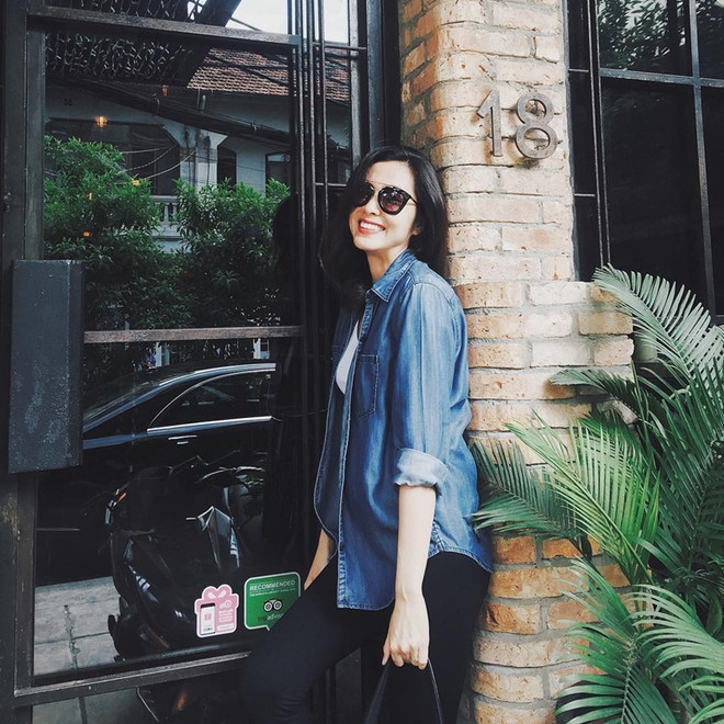 Phái đẹp ngưỡng mộ bí quyết phối đồ giấu bụng bầu của Tăng Thanh Hà ảnh 7