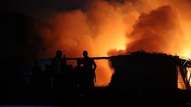 Hỏa hoạn tại kho lạnh bỏ hoang ở Trung Quốc, 11 người thiệt mạng ảnh 1