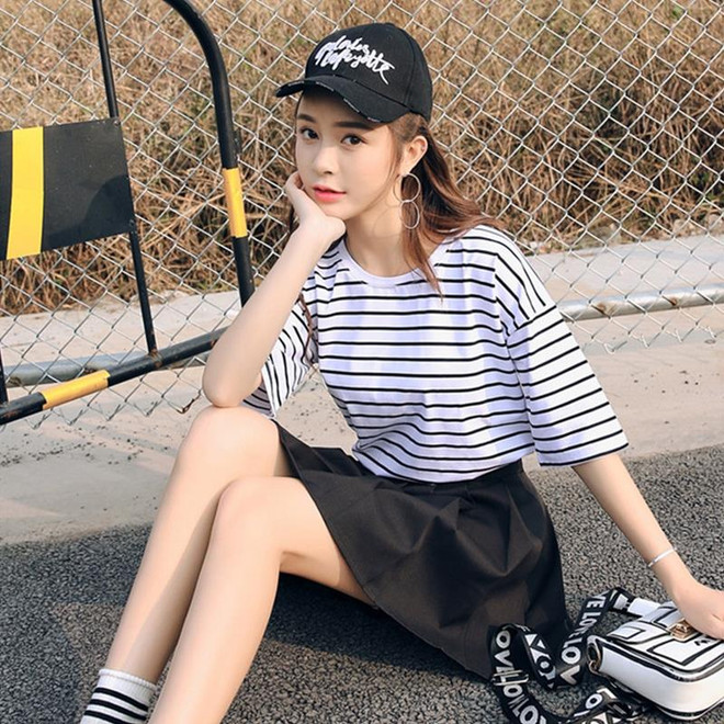 Tuyệt chiêu diện áo phông giúp phái đẹp cả tuần xinh tươi ảnh 6