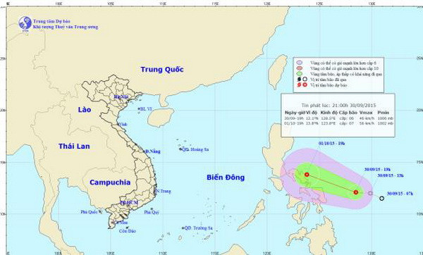 Áp thấp nhiệt đới cách bờ biển Philippines 360km, có thể mạnh thêm ảnh 1