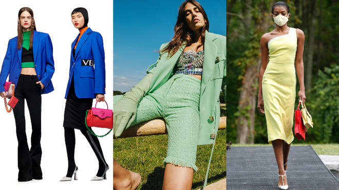 Bộ sưu tập Versace Pre-fall 2021, bộ sưu tập Balmain Resort 2021 và bộ sưu tập Christian Siriano Xuân Hè 2021. Mặc đẹp với các gam màu mang lại may mắn cho 12 cung hoàng đạo ảnh 6