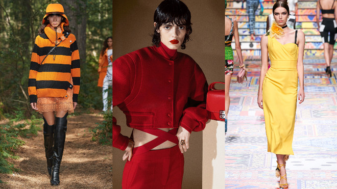 Bộ sưu tập Burberry Xuân Hè 2021, bộ sưu tập Givenchy Pre-fall 2021 và bộ sưu tập Dolce & Gabbana Xuân Hè 2021. Mặc đẹp với các gam màu mang lại may mắn cho 12 cung hoàng đạo ảnh 5