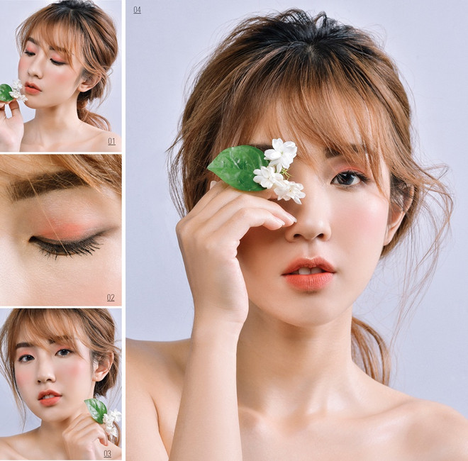 Có ngay lớp makeup xinh yêu trong tíc tắc cùng lối trang điểm đơn sắc ảnh 1