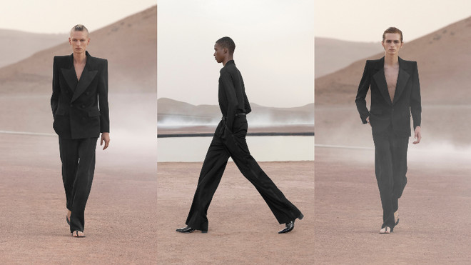 Diện mạo mới của sự nam tính trong BST Saint Laurent Xuân Hè 2023 ảnh 2