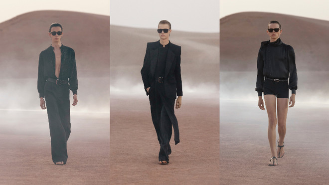 Diện mạo mới của sự nam tính trong BST Saint Laurent Xuân Hè 2023 ảnh 17