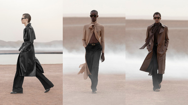 Diện mạo mới của sự nam tính trong BST Saint Laurent Xuân Hè 2023 ảnh 7