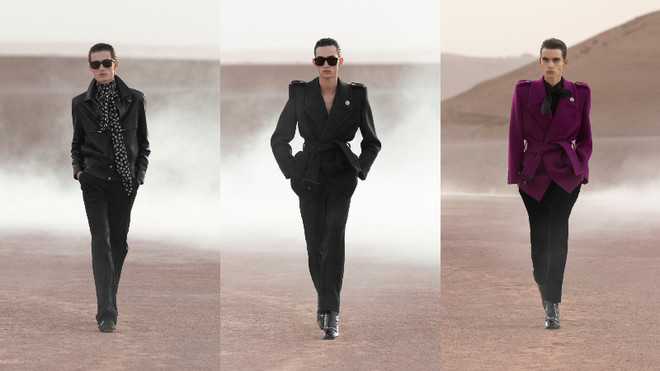 Diện mạo mới của sự nam tính trong BST Saint Laurent Xuân Hè 2023 ảnh 8