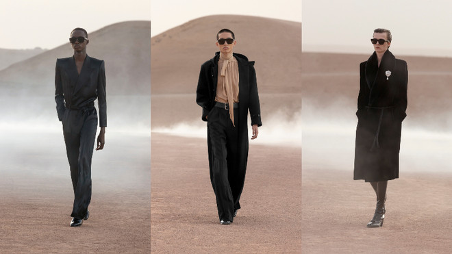 Diện mạo mới của sự nam tính trong BST Saint Laurent Xuân Hè 2023 ảnh 13