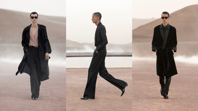 Diện mạo mới của sự nam tính trong BST Saint Laurent Xuân Hè 2023 ảnh 12