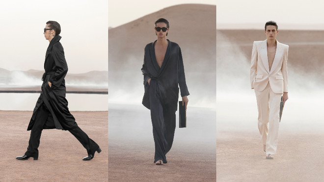 Diện mạo mới của sự nam tính trong BST Saint Laurent Xuân Hè 2023 ảnh 10