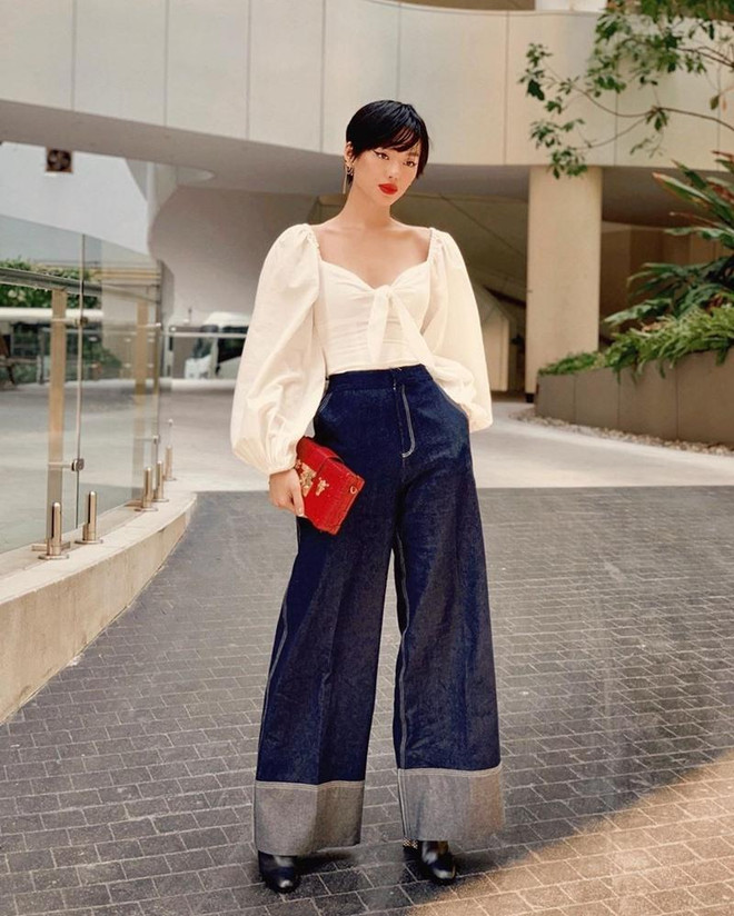 Nắng nóng đỉnh điểm, mỹ nhân Việt cùng diện đồ trắng sáng 'giải nhiệt' ảnh 8