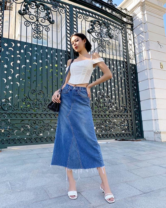 Nắng nóng đỉnh điểm, mỹ nhân Việt cùng diện đồ trắng sáng 'giải nhiệt' ảnh 6