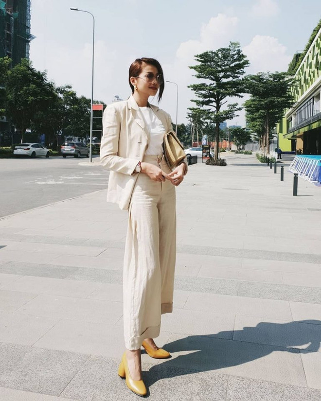 Mỹ nhân Việt “ướp lạnh” ngày hè với street style ngập tràn sắc trắng ảnh 1