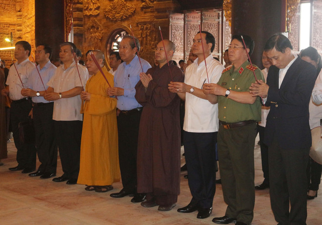 Kiểm tra công tác chuẩn bị Đại lễ Vesak Liên hợp quốc tại Hà Nam ảnh 2