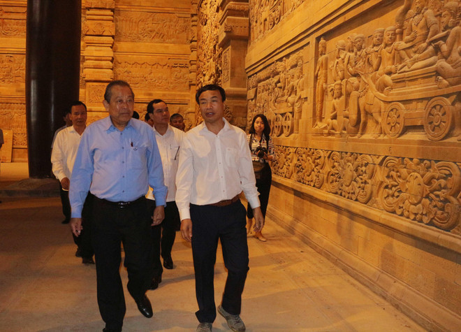 Kiểm tra công tác chuẩn bị Đại lễ Vesak Liên hợp quốc tại Hà Nam ảnh 1