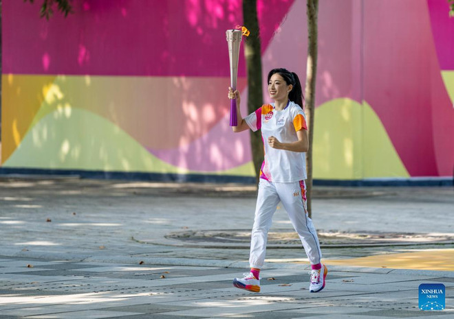 Trung Quốc: Lễ Rước đuốc ASIAD 19 bắt đầu ở thành phố Hàng Châu ảnh 1