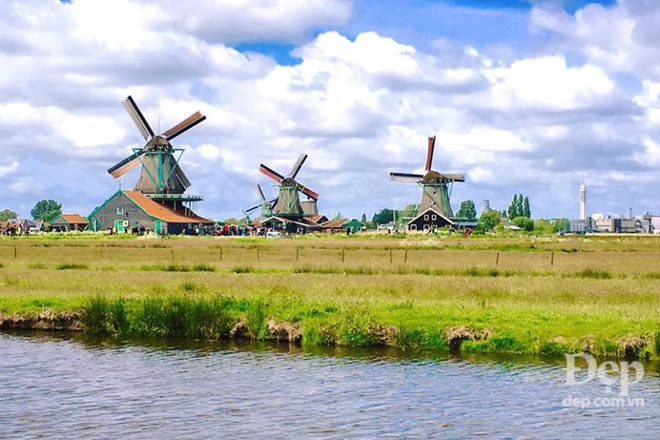 Khám phá ngôi làng cối xay gió độc nhất thế giới ở Hà Lan ảnh 2