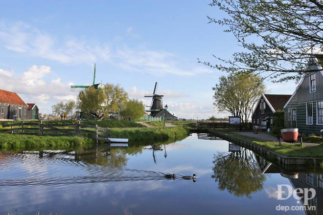 Khám phá ngôi làng cối xay gió độc nhất thế giới ở Hà Lan ảnh 6