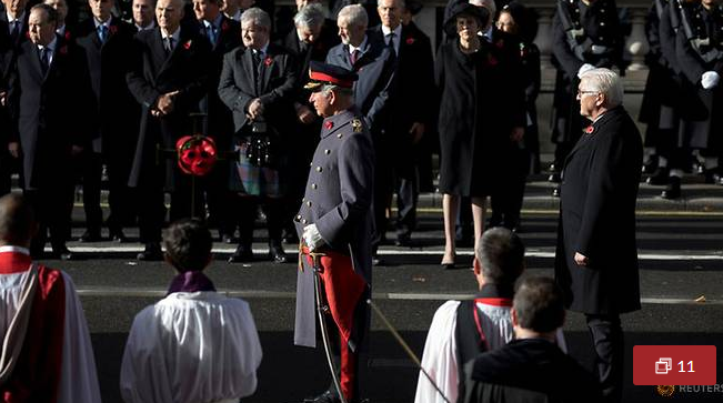 Tổng thống Đức dự lễ kỷ niệm kết thúc Thế giới thứ nhất tại Anh ảnh 1