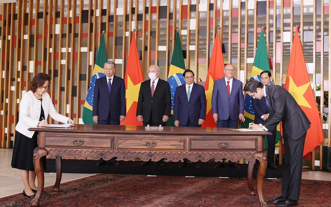 Việt Nam-Brazil tăng cường hợp tác sâu rộng trên tất cả các lĩnh vực ảnh 3