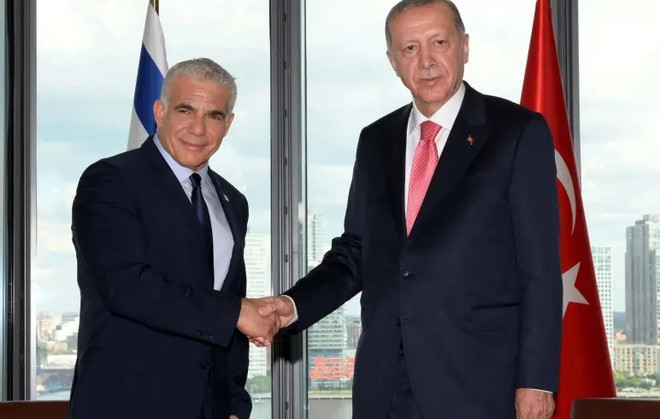 Lãnh đạo Israel, Thổ Nhĩ Kỳ hội đàm lần đầu tiên trong hơn một thập kỷ ảnh 1