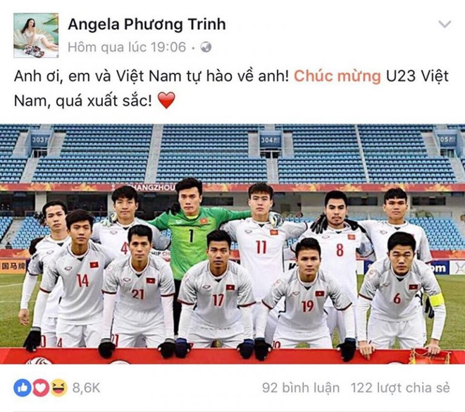 Thủ môn Bùi Tiến Dũng “thả thính” cực dễ thương nhiều mỹ nhân Việt ảnh 2