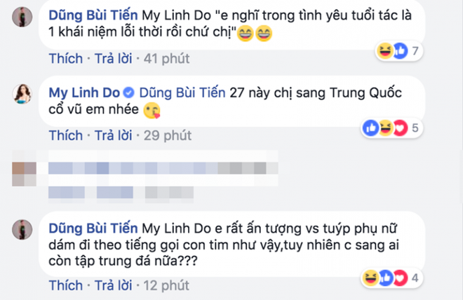Thủ môn Bùi Tiến Dũng “thả thính” cực dễ thương nhiều mỹ nhân Việt ảnh 3