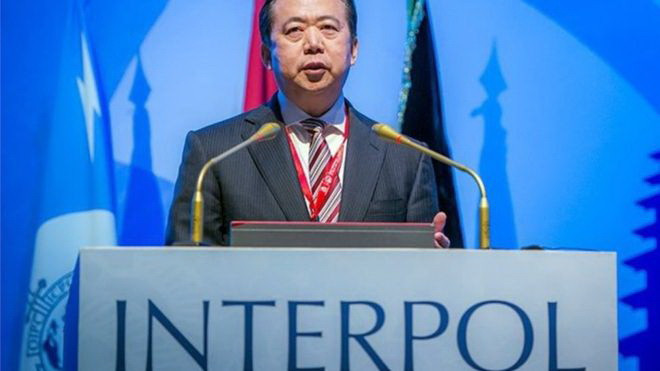 Interpol yêu cầu Trung Quốc cung cấp tin về Chủ tịch Mạnh Hoành Vĩ ảnh 1