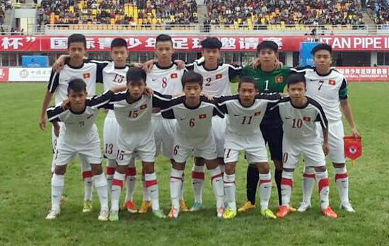 Đội tuyển U15 Việt Nam dự bóng đá giao hữu Nhật Bản-Mekong ảnh 1