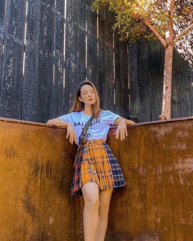 Mix đồ trung tính "đỉnh" như street style của dàn sao Việt ảnh 9