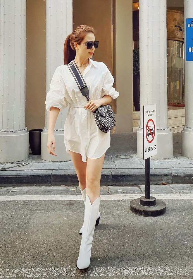 Mix đồ trung tính "đỉnh" như street style của dàn sao Việt ảnh 7