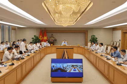 Quang cảnh buổi làm việc. (Nguồn: Cổng Thông tin điện tử Chính phủ)