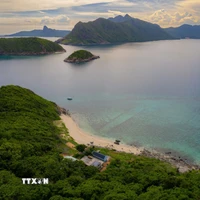 Côn Đảo là khu du lịch quốc gia, khu bảo tồn đa dạng sinh học, giữ vai trò đặc biệt quan trọng trong chiến lược phát triển bền vững kinh tế biển quốc gia và an ninh quốc phòng. (Ảnh: TTXVN phát)