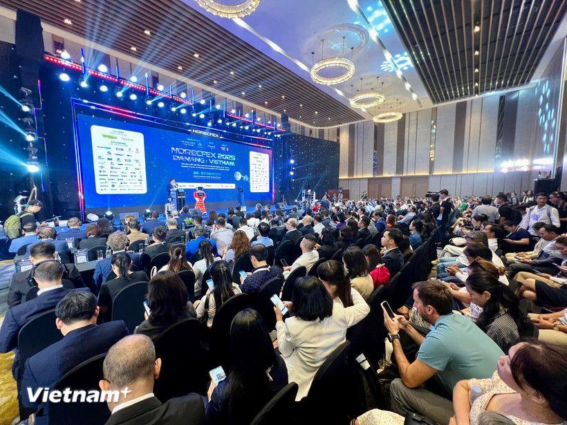 Khai mạc sự kiện HorecFex 2025 tại thành phố Đà Nẵng. (Ảnh: Thanh Phong/Vietnam+)