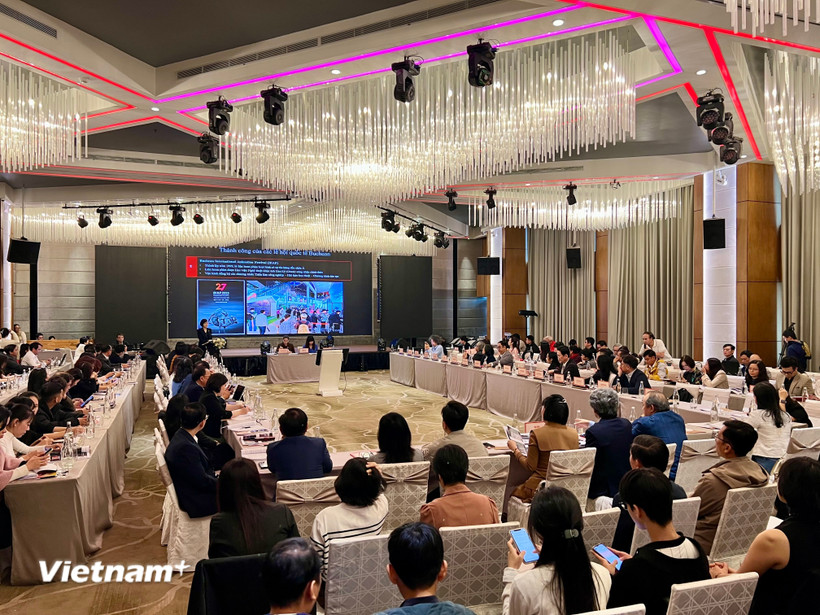 Toàn cảnh hội thảo tham vấn phát triển các ngành công nghiệp văn hóa thành phố Đà Nẵng đến năm 2030. (Ảnh: Thanh Phong/Vietnam+)