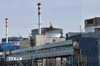 Quang cảnh nhà máy điện hạt nhân Khmelnytsky ở Ukraine. (Nguồn: Getty Images/TTXVN)