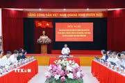 Quang cảnh hội nghị giao ban. (Ảnh: Phương Hoa/TTXVN)