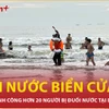 Cứu hộ thành công hơn 20 du khách bị đuối nước tại biển Cửa Lò