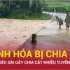 Bão số 3 càn quét, chia cắt nhiều tuyến đường miền núi Thanh Hóa