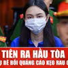 Hình ảnh Hoa hậu Thùy Tiên trong phiên tòa xét xử vụ kẹo Kera