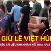 Khám xét nhà riêng của TikToker Lê Việt Hùng, thu giữ nhiều tài liệu