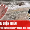 Cảnh tượng mưa đá phủ trắng núi đồi khiến nhiều nhà bị hư hỏng tại Điện Biên