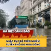 Hà Nội cảnh báo ngập cục bộ do mưa dông trên nhiều tuyến phố 