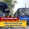 Thành phố Hồ Chí Minh nghiên cứu miễn phí xe buýt cho toàn bộ người dân