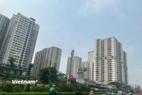 Giá giao dịch bất động sản có xu hướng tăng dần theo năm. (Ảnh: Việt Hùng/Vietnam+)