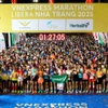 Giải chạy VnExpress Marathon Nha Trang lần thứ 4 thu hút 13.000 vận động viên tham dự. (Ảnh: Khánh Ly/Vietnam+)
