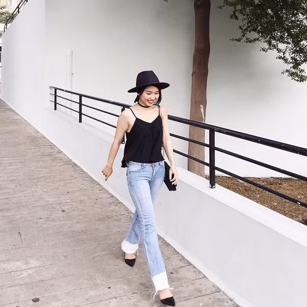 Trang phục đẹp mê hồn của các tín đồ thời trang Việt ngày mát mẻ ảnh 1